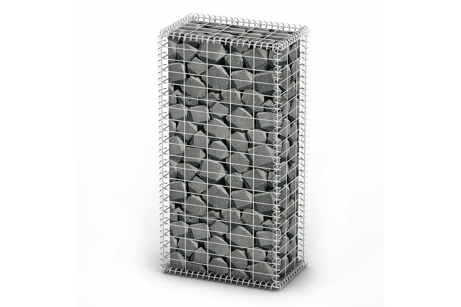 Vidaxl 141039 Gabion Basket With Lids Galvanised Wire 100 X 50 X 30 Cm