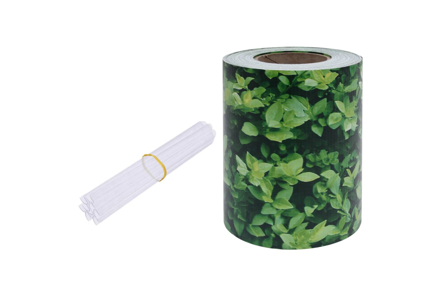 vidaXL 147849 Garden Privacy Screen Pvc 35x0.19 M Green