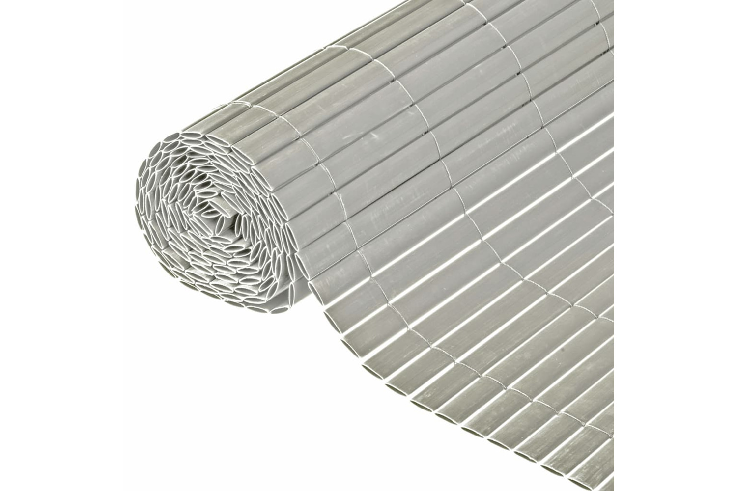 Nature 428520 Double Sided Garden Screen Pvc 1.5x3m Grey