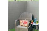 Nature 428520 Double Sided Garden Screen Pvc 1.5x3m Grey