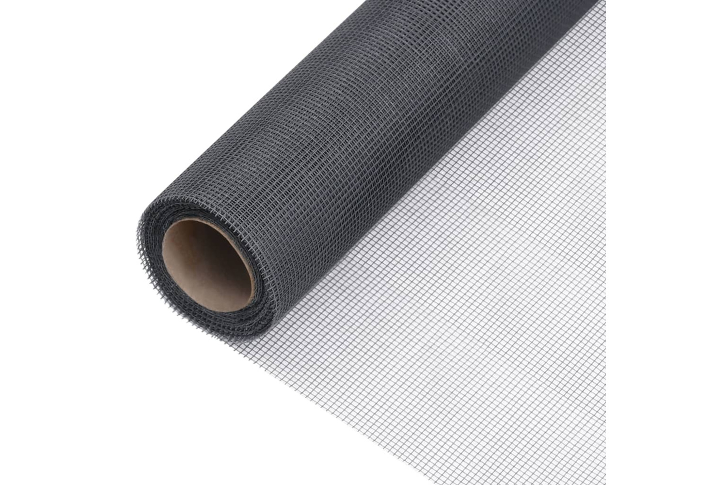 vidaXL 150873 Mesh Screen Fiberglass 100x2000cm Grey