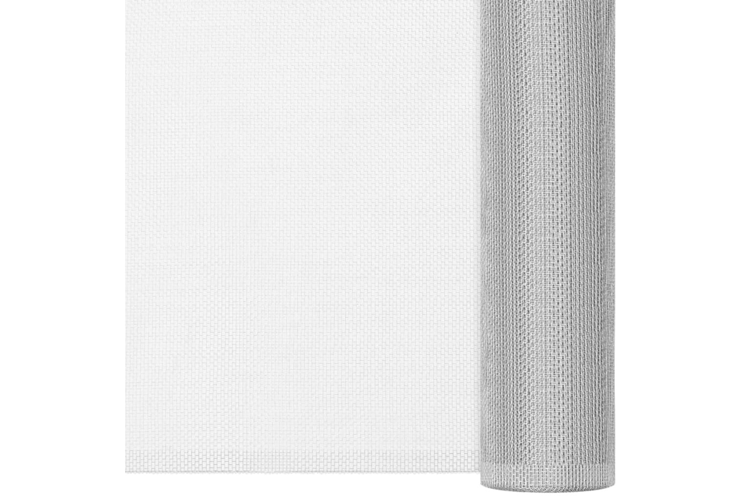 vidaXL 150852 Mesh Screen Aluminium 112x500cm Silver