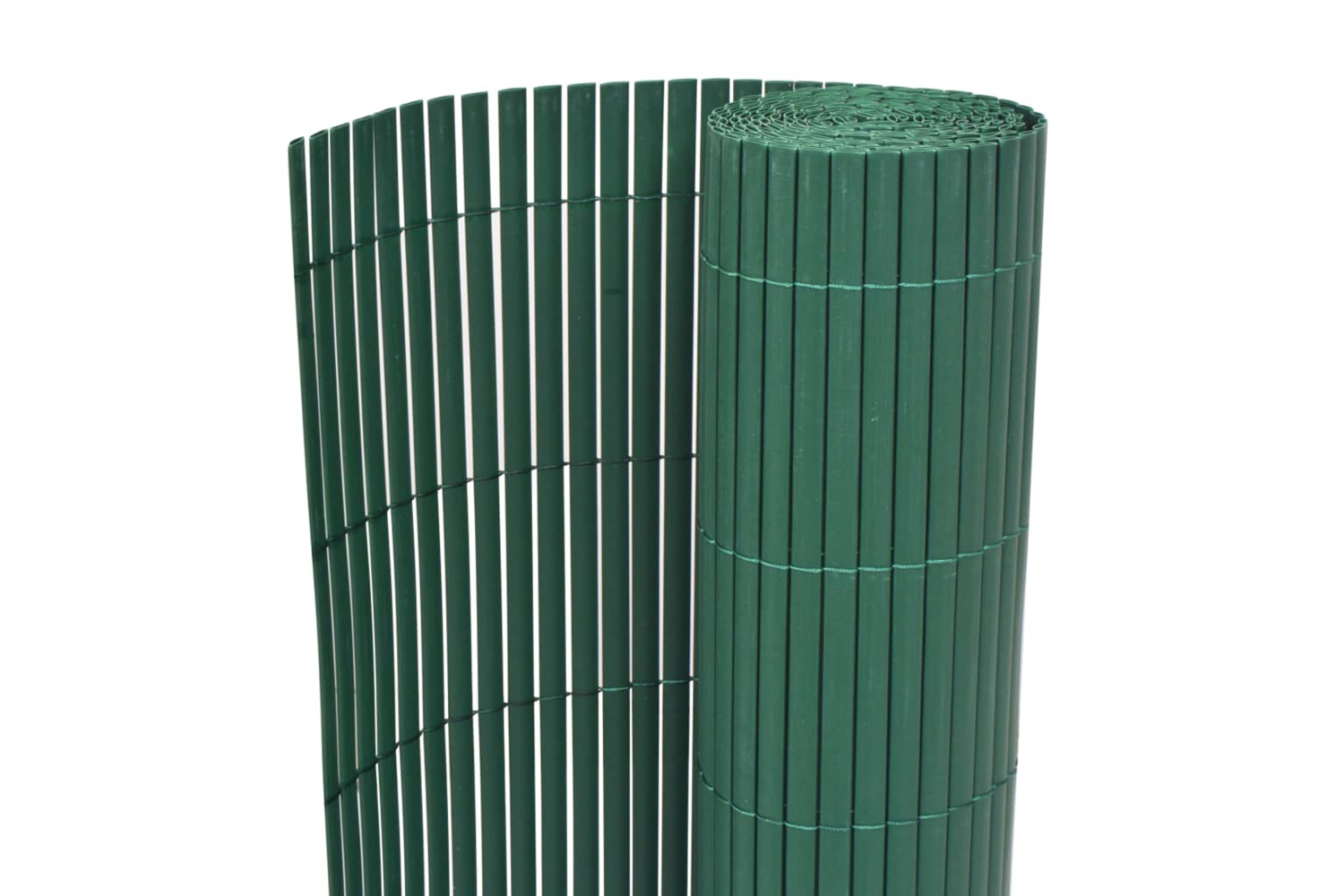 vidaXL 43628 Double-sided Garden Fence Pvc 90x500cm Green