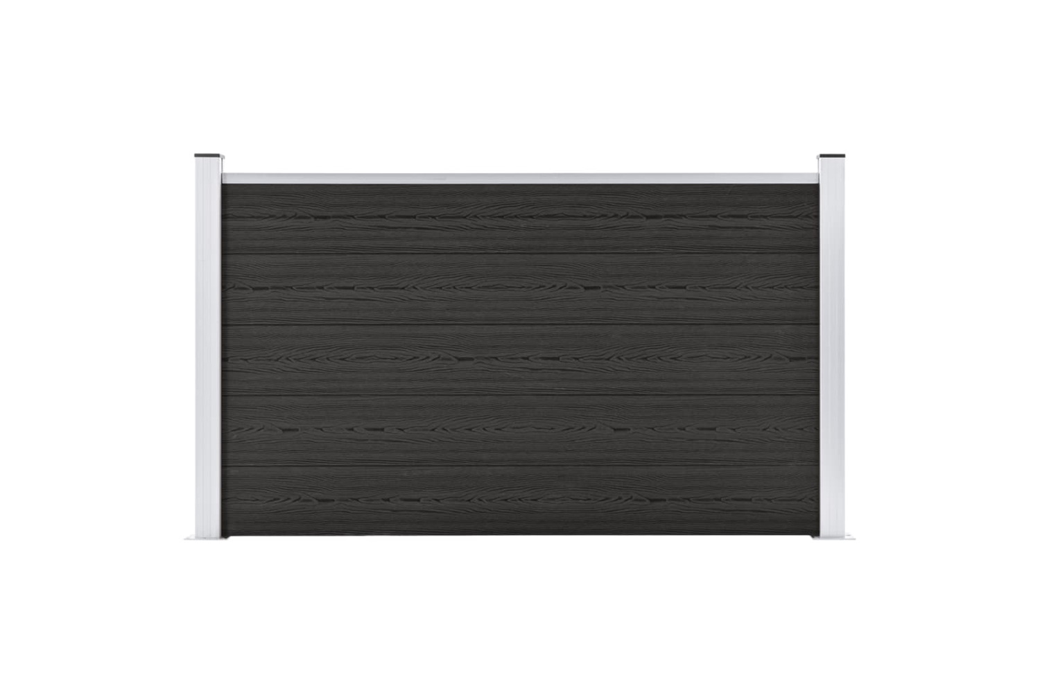 vidaXL Garden Fence Wpc 180x105cm Grey