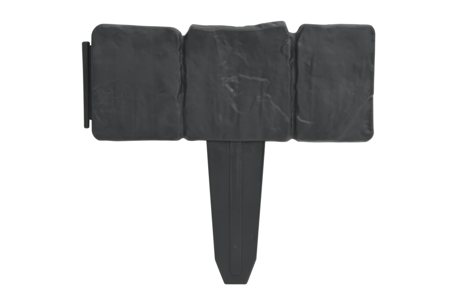 vidaXL 40917 Plastic Garden / Lawn Fence Stone Look 41 Pcs 10 M