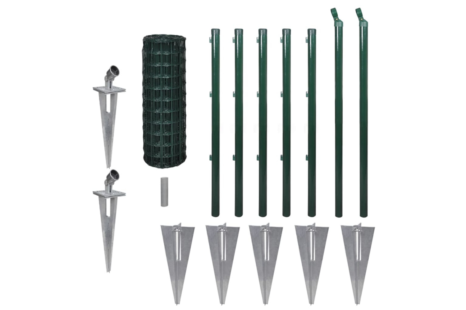 vidaXL 142381 Euro Fence Steel 10x0.8 M Green