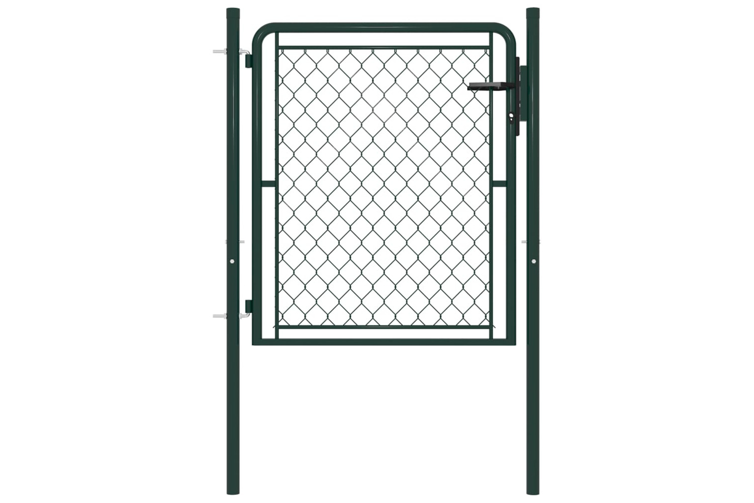 vidaXL 144403 Garden Gate Steel 100x100cm Green