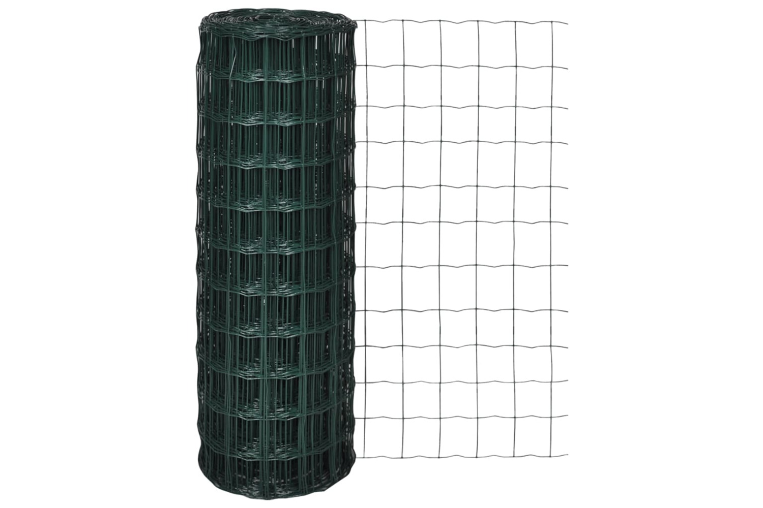 vidaXL 140587 Euro Fence Steel 10x1.5 M Green