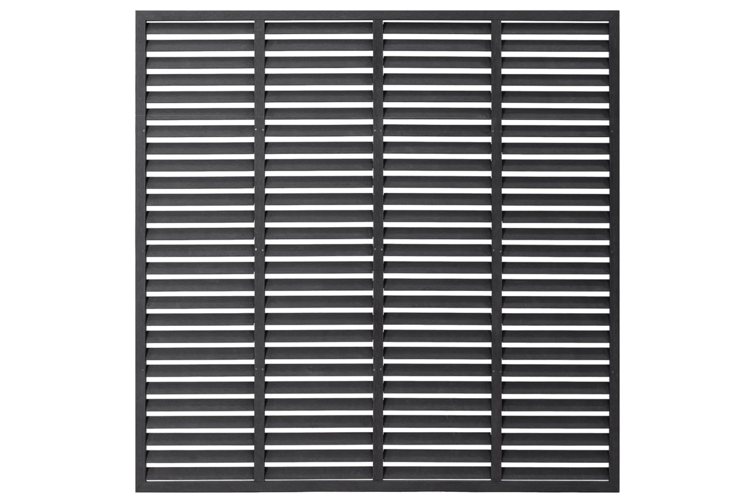 vidaXL 318107 Louver Fence Wpc 180x180cm Grey