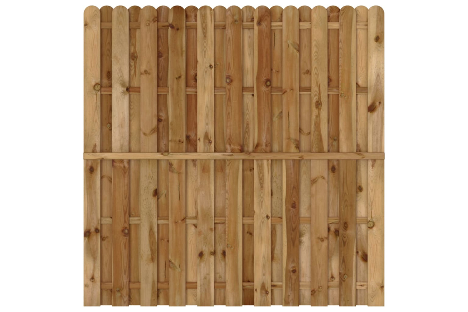 vidaXL 41654 Hit And Miss Fence Panel Pinewood 180x180cm