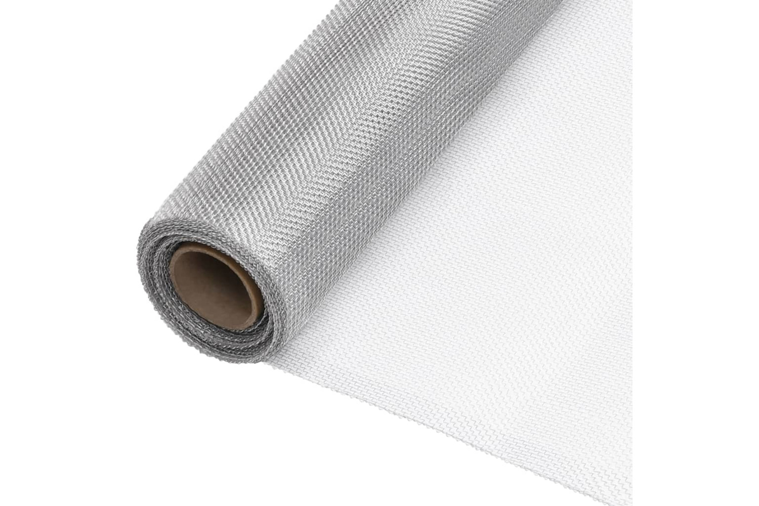 vidaXL 150845 Mesh Screen Aluminium 60x500cm Silver