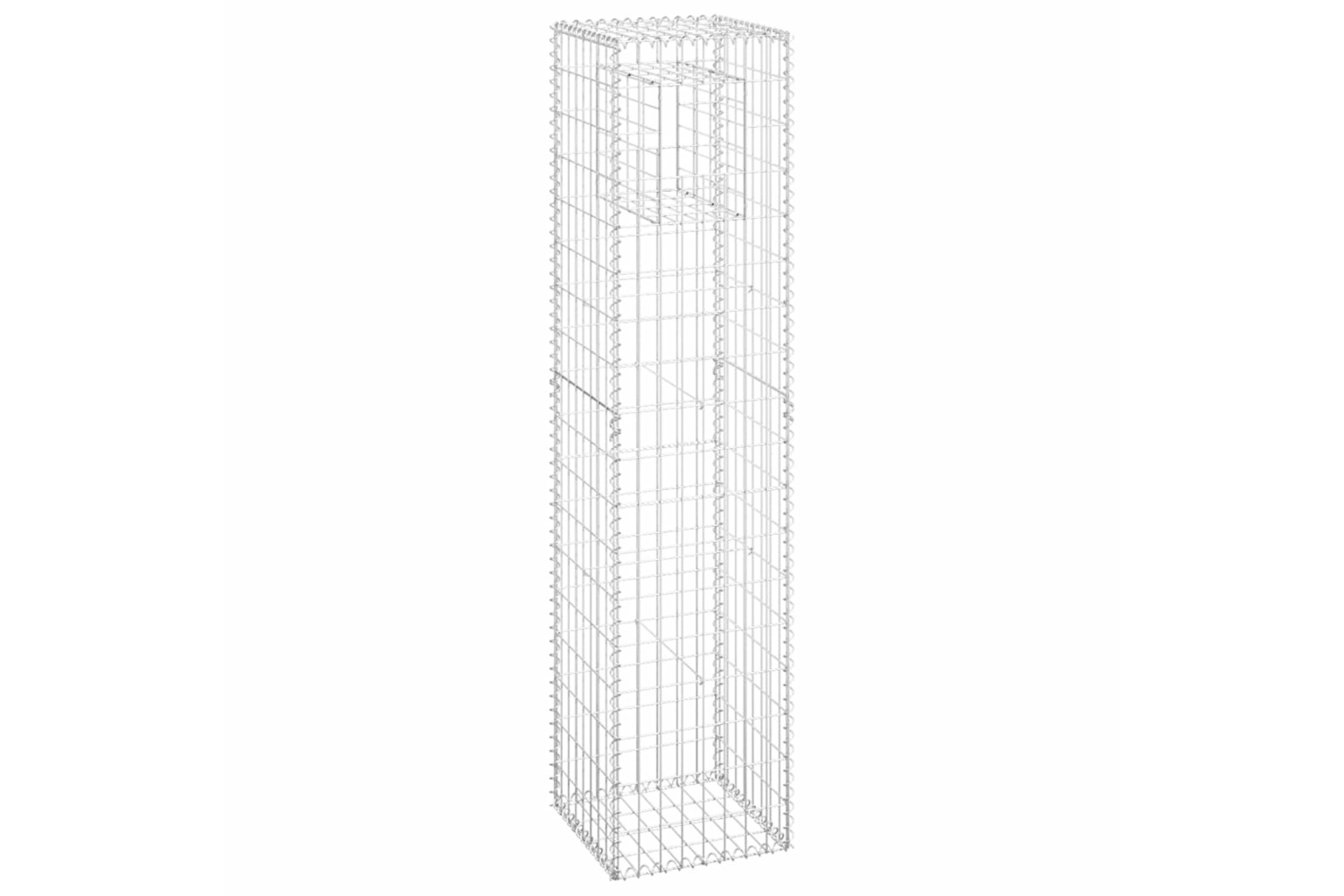 vidaXL 151264 Gabion Basket Post 40x40x180cm Iron