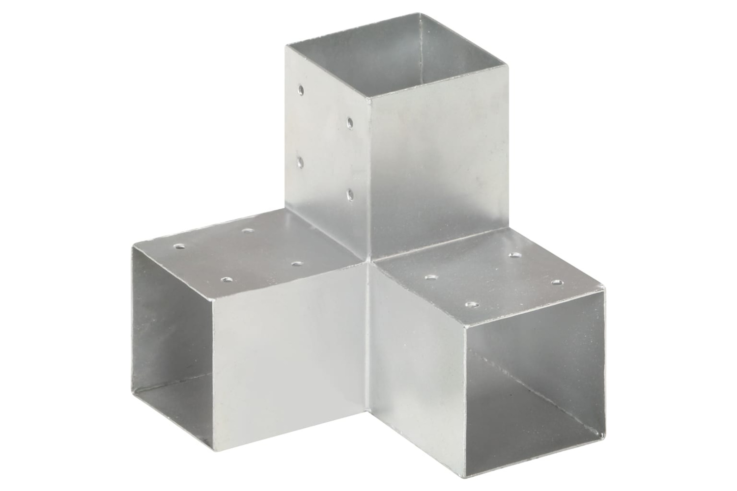 vidaXL 145473 Post Connector Y Shape Galvanised Metal 91x91mm