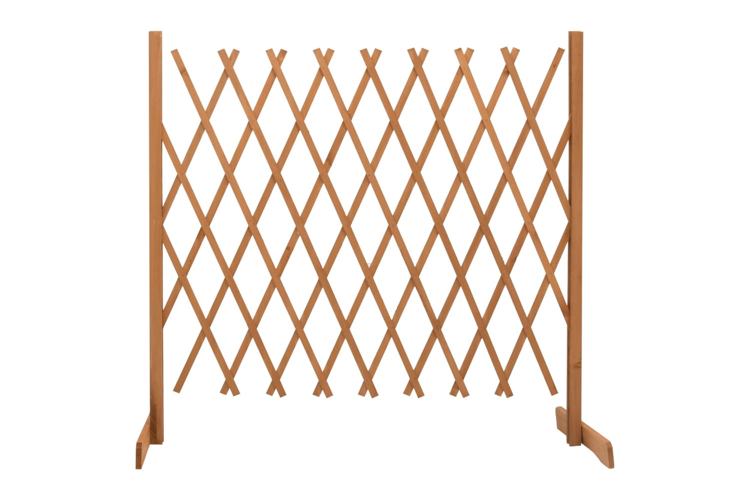 Vidaxl 314828 Garden Trellis Fence Orange 180x100 Cm Solid Firwood
