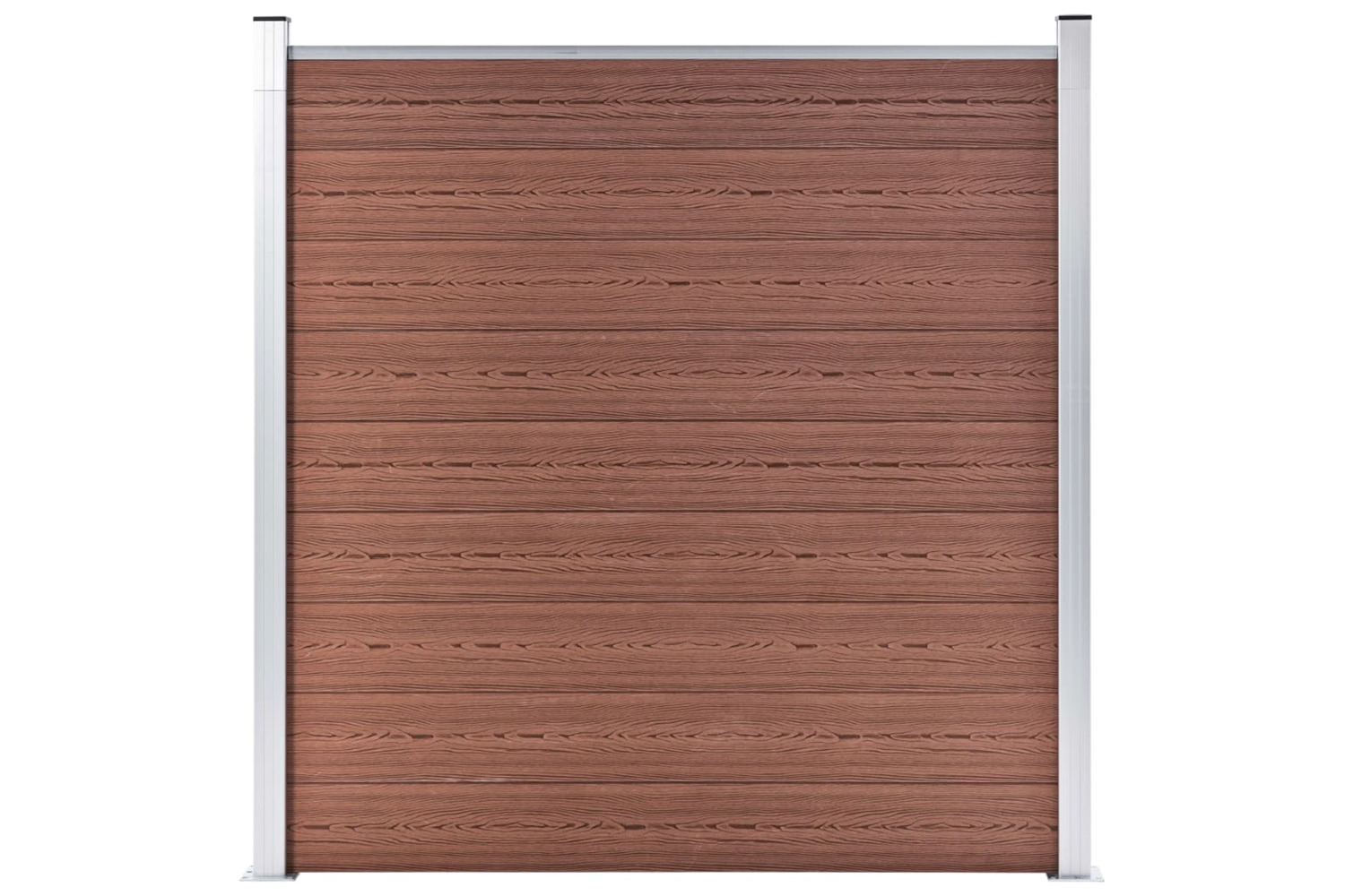 vidaXL 49066 Garden Fence Wpc 180x186cm Brown