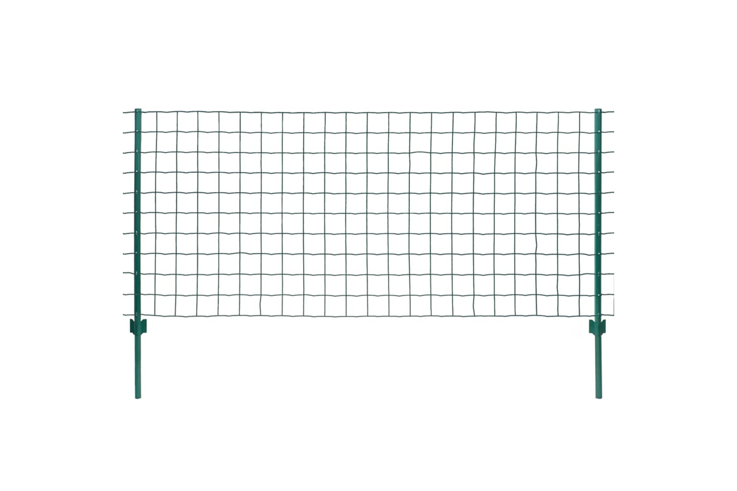 vidaXL 142816 Euro Fence Steel 20x1.2 M Green