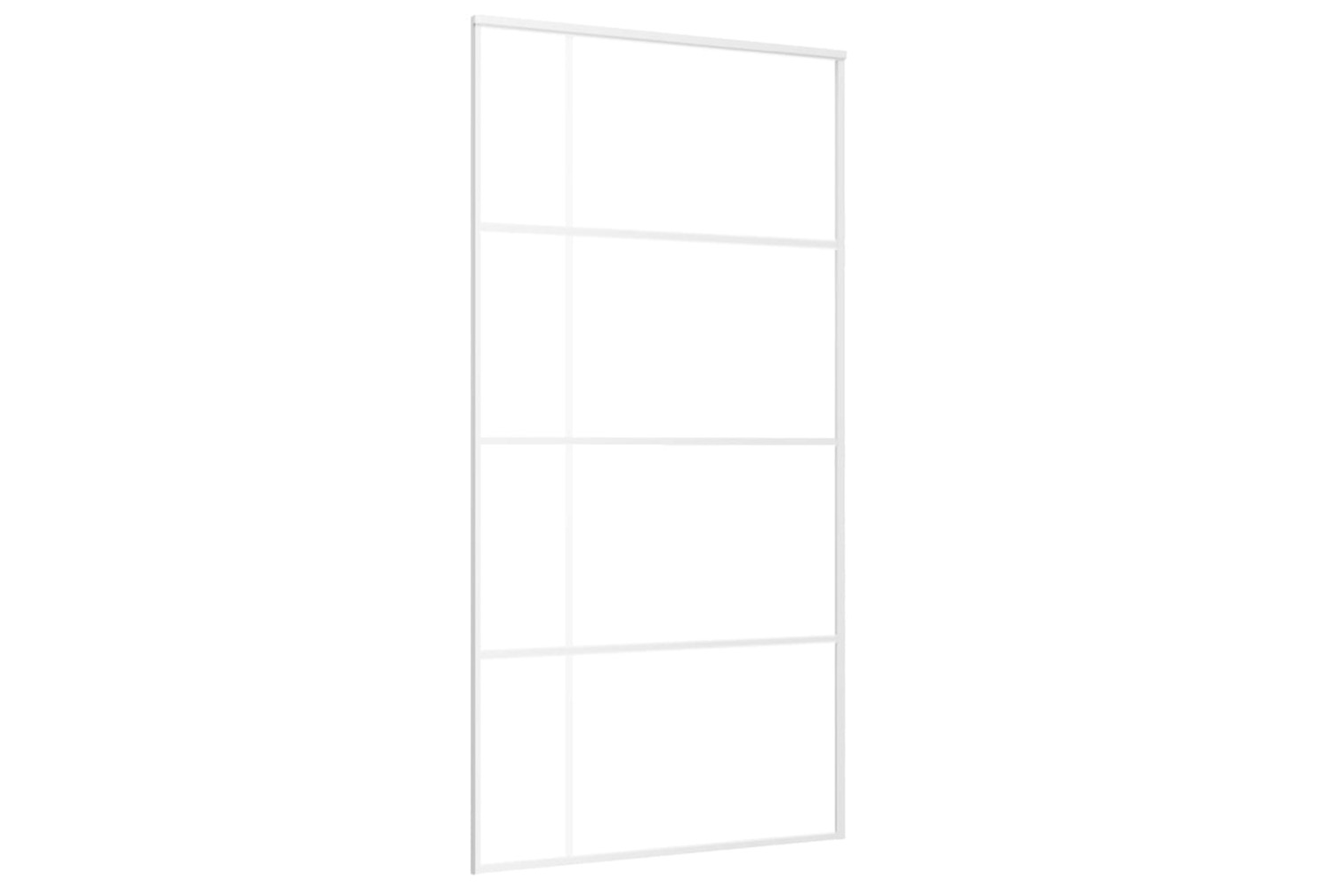 Vidaxl 151688 Sliding Door Esg Glass And Aluminium 102.5x205 Cm White