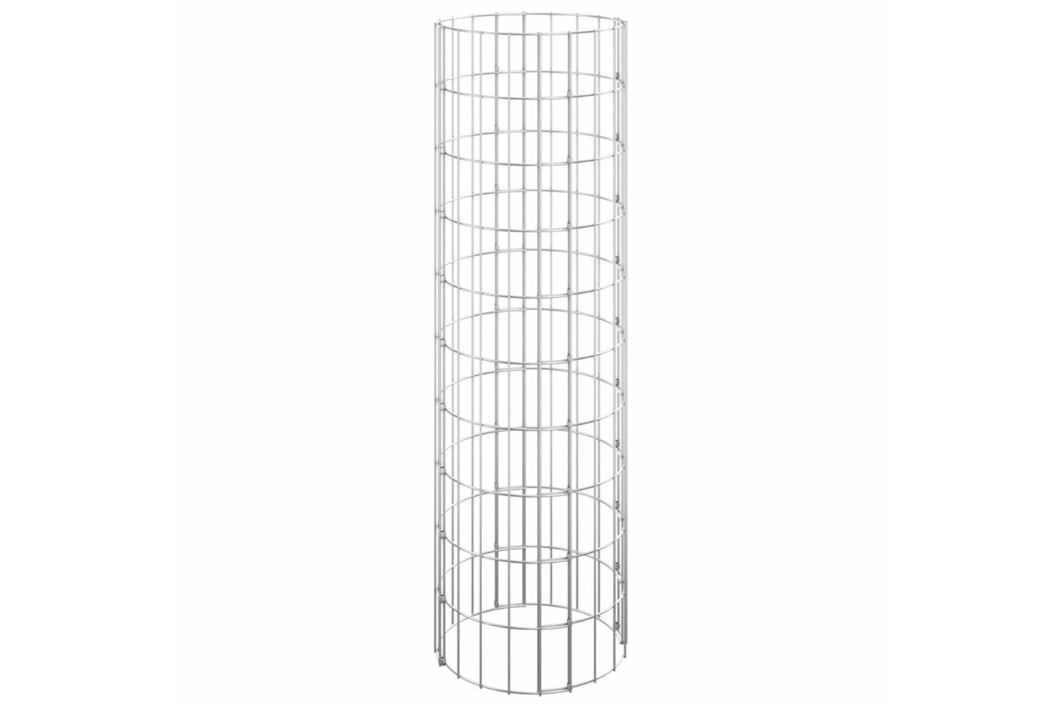 vidaXL 152012 Circular Gabion Pole Galvanised Steel ÃÂ30x100cm