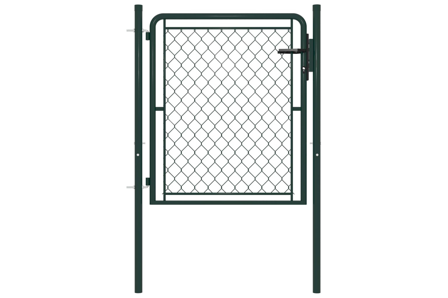 vidaXL 144402 Garden Gate Steel 100x75cm Green