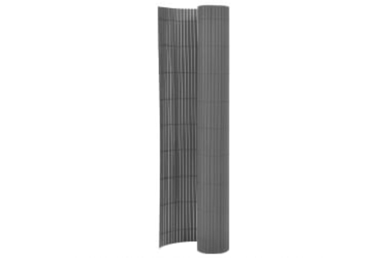 Vidaxl 317150 Double-sided Garden Fence 90x400 Cm Grey