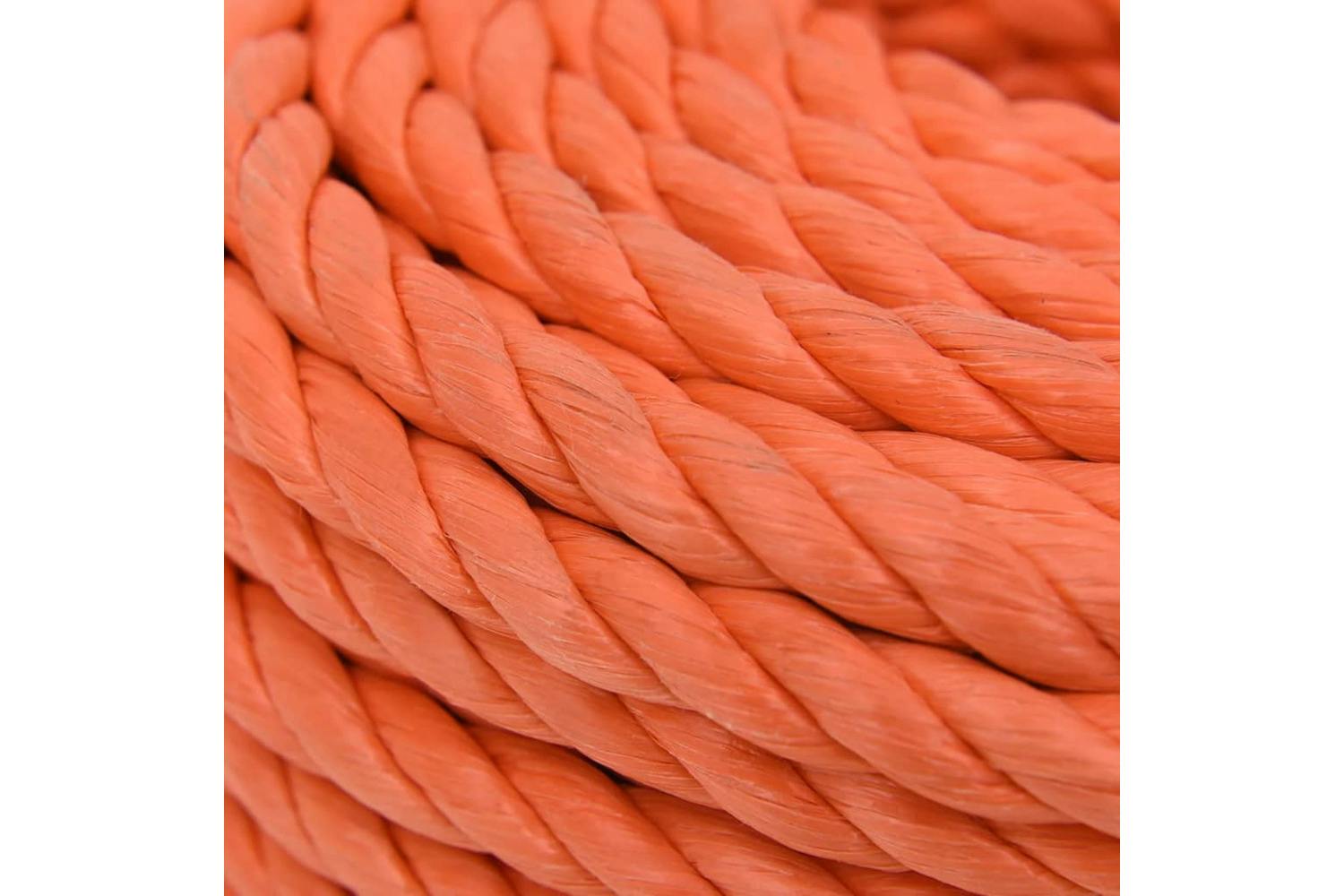 Vidaxl 152943 Work Rope Orange 14 Mm 25 M Polypropylene