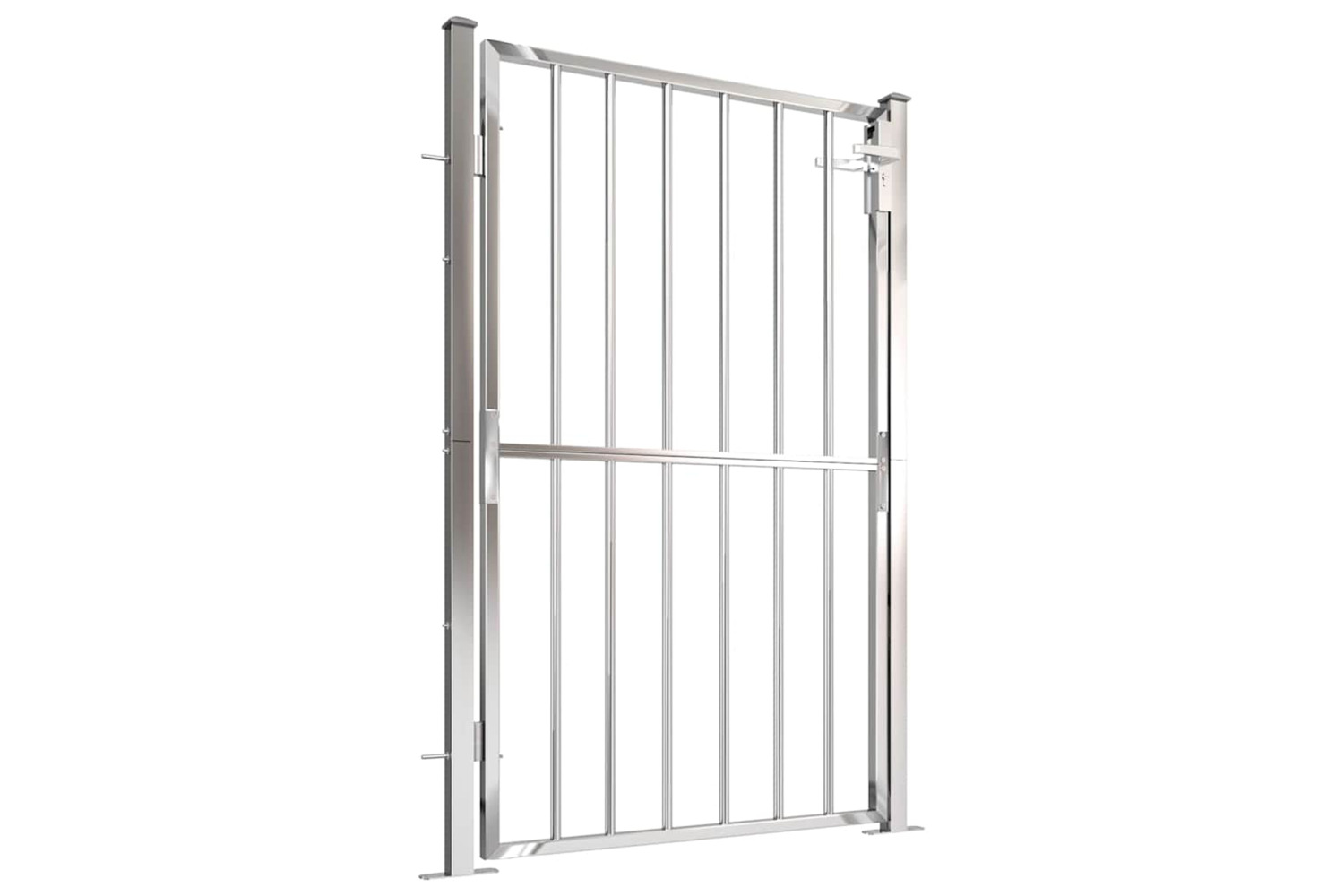 Vidaxl Garden Gate 100x150 Cm Stainless Steel