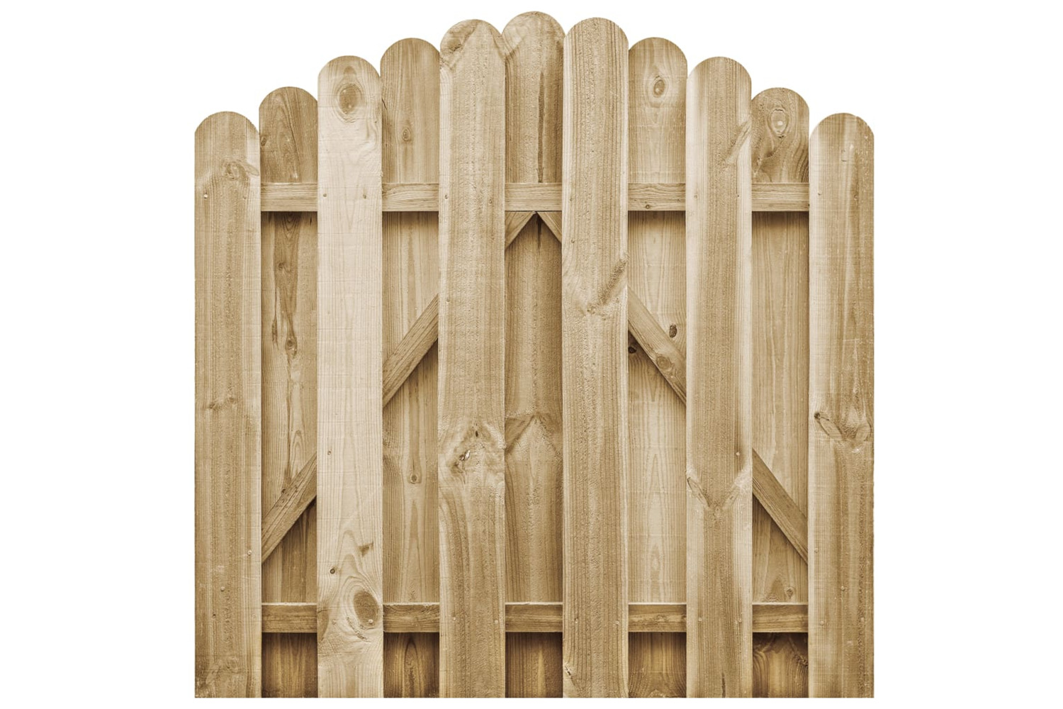 vidaXL 45327 Garden Gate Impregnated Pinewood 100x100cm