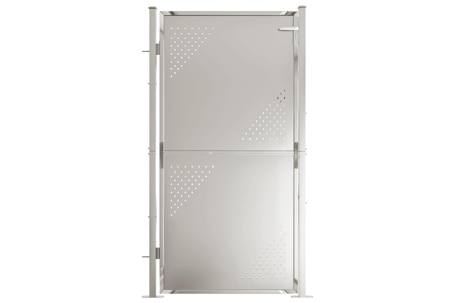 Vidaxl Garden Gate 100x180 Cm Stainless Steel