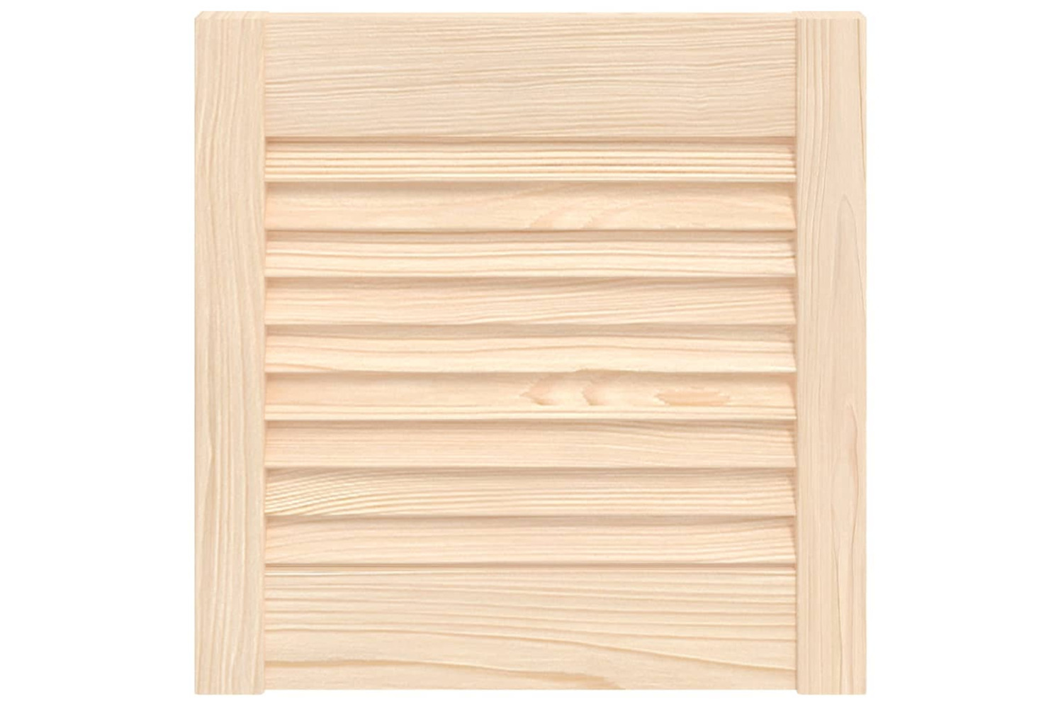 vidaXL 151106 Louvred Door Solid Pine Wood 39.5x39.4cm