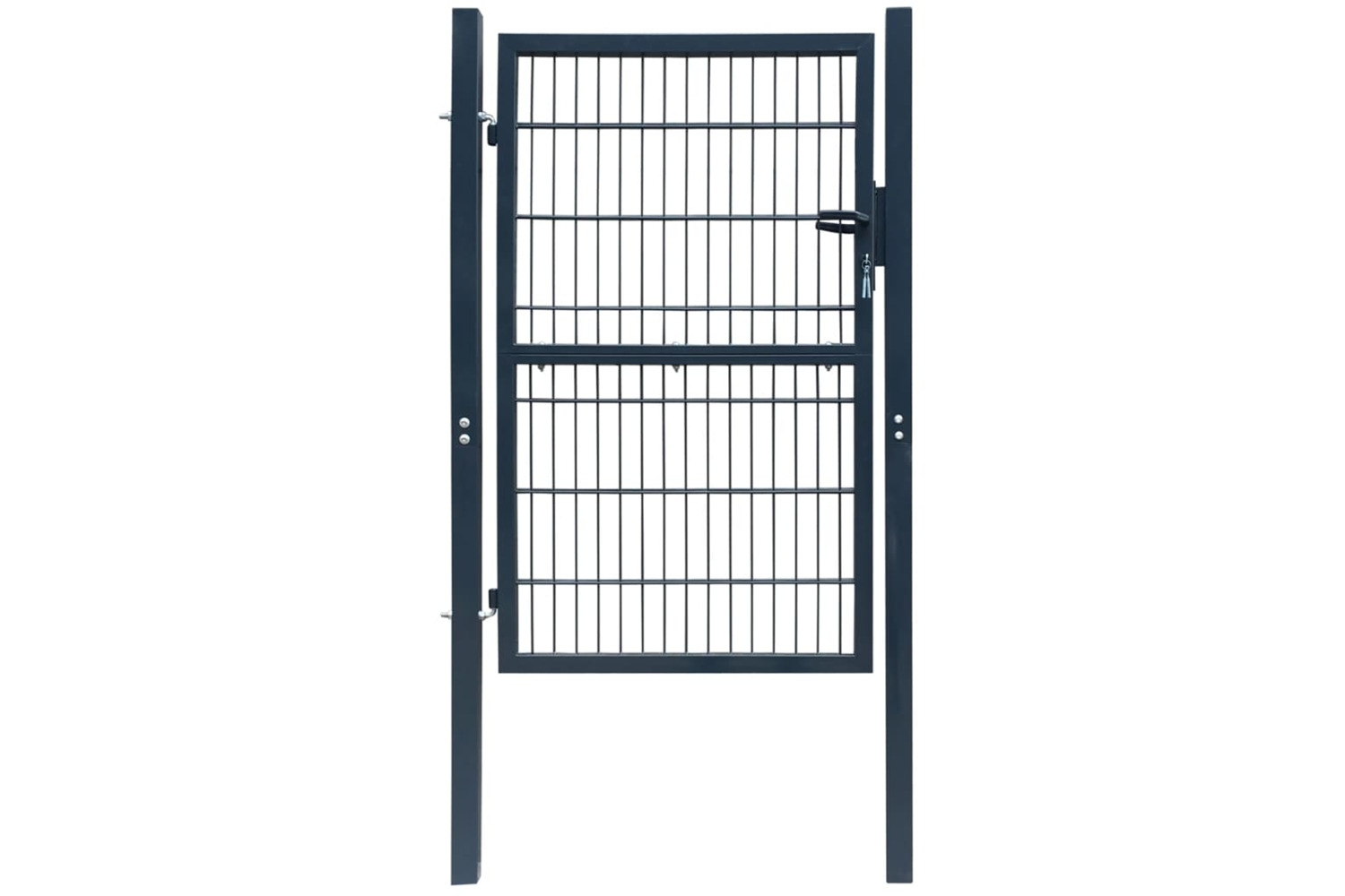 vidaXL 142027 Fence Gate Steel 106x248cm Anthracite