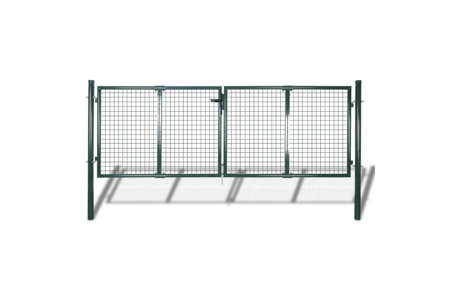 vidaXL 42979 Fence Gate Steel 306x150cm Green
