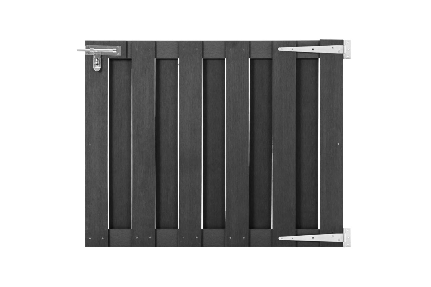 vidaXL 49082 Garden Gate Wpc 100x80cm Grey