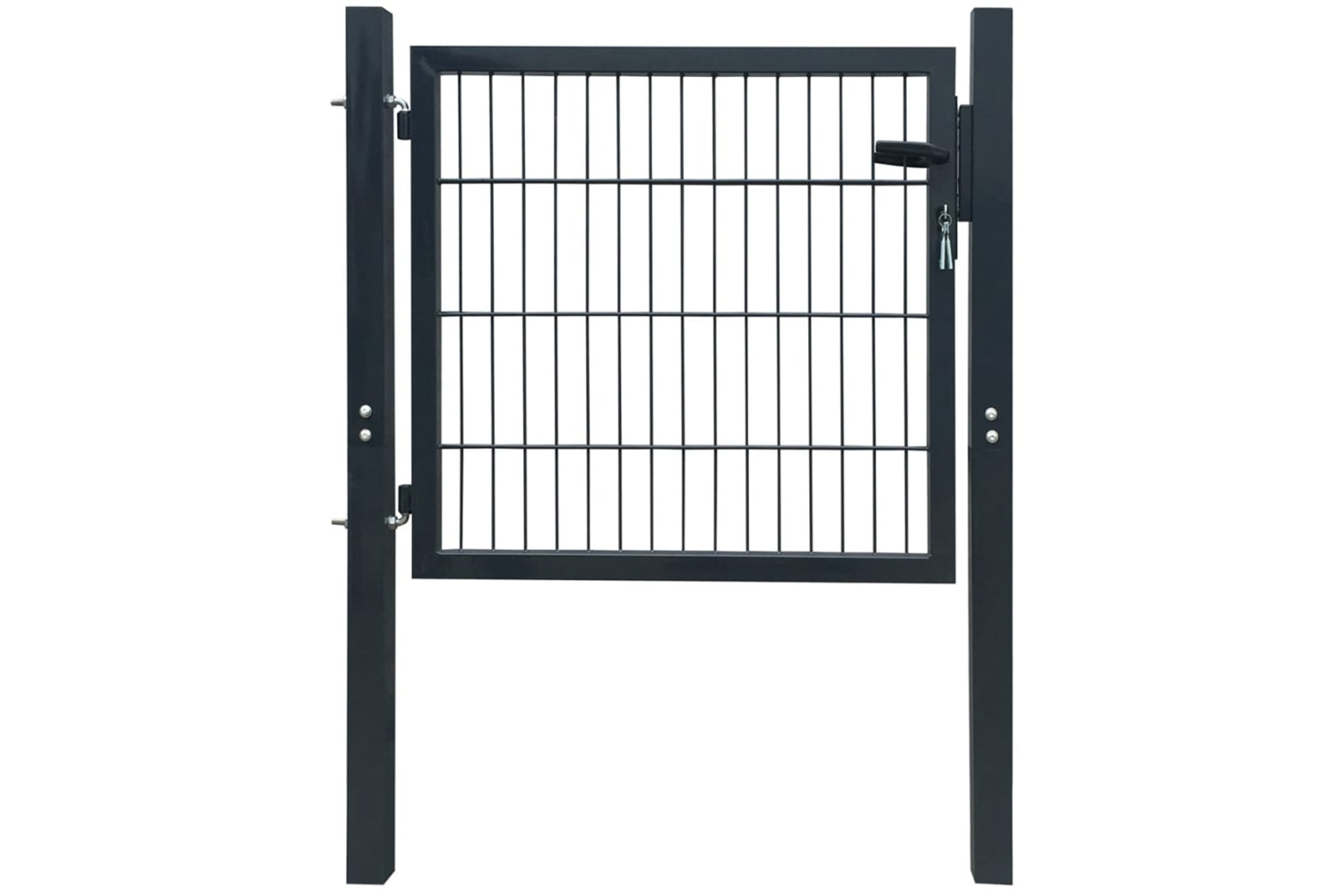 vidaXL 142026 Fence Gate Steel Anthracite 105x150cm
