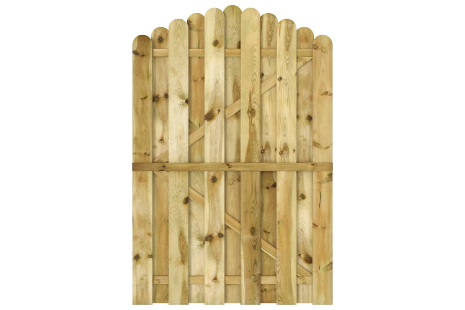 vidaXL Garden Gate Impregnated Pinewood 100x150cm