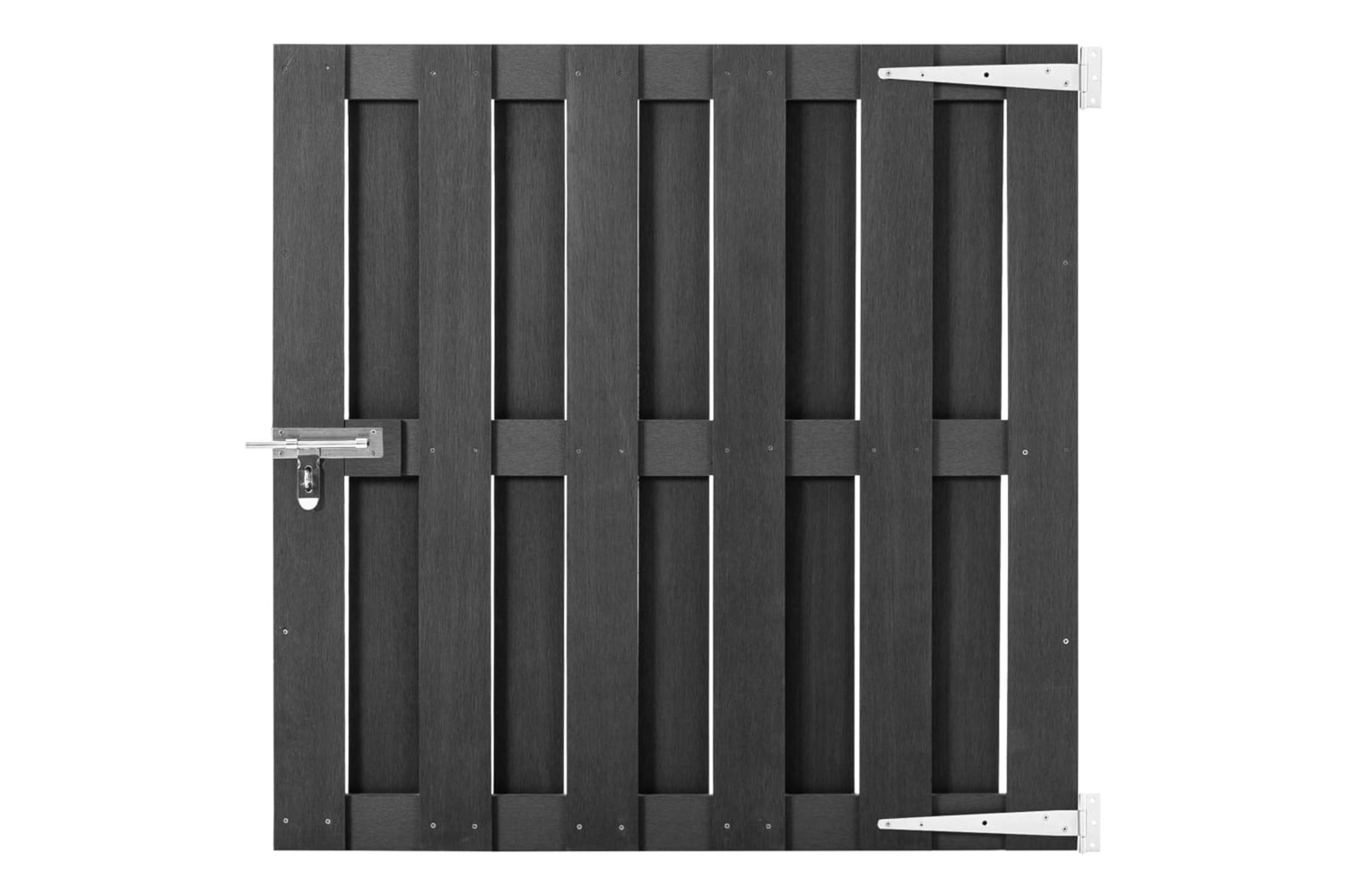 vidaXL 49083 Garden Gate Wpc 100x100cm Grey
