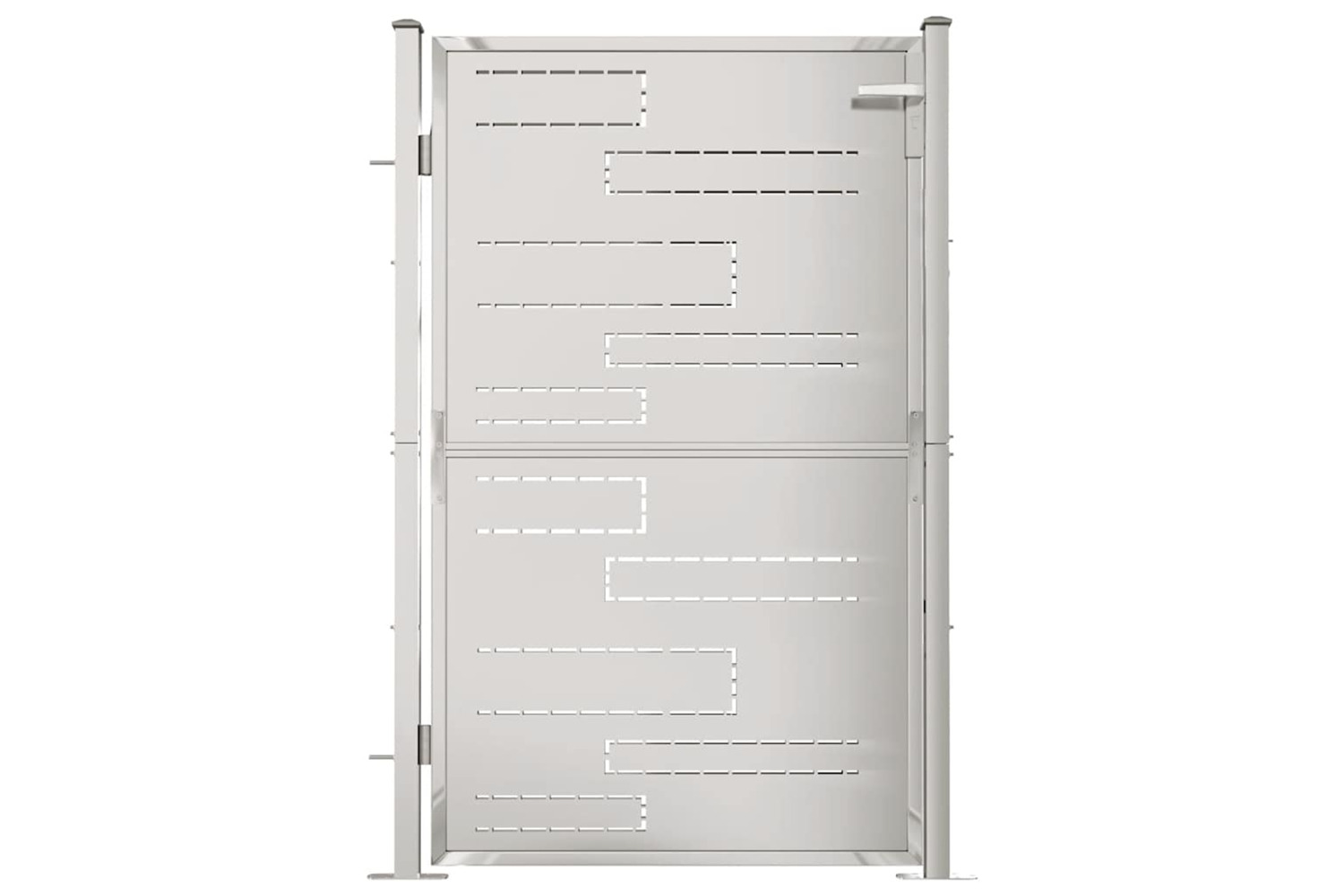 Vidaxl Garden Gate 100x150 Cm Stainless Steel