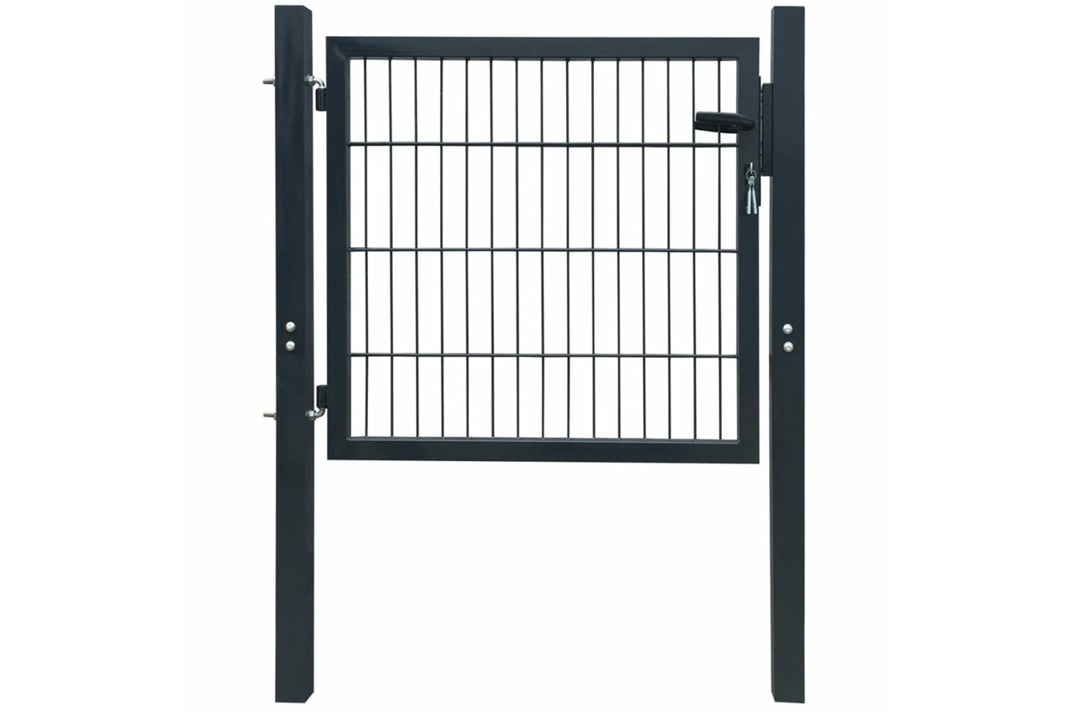 vidaXL 141740 2d Fence Gate (single) Anthracite Grey 106 X 130cm