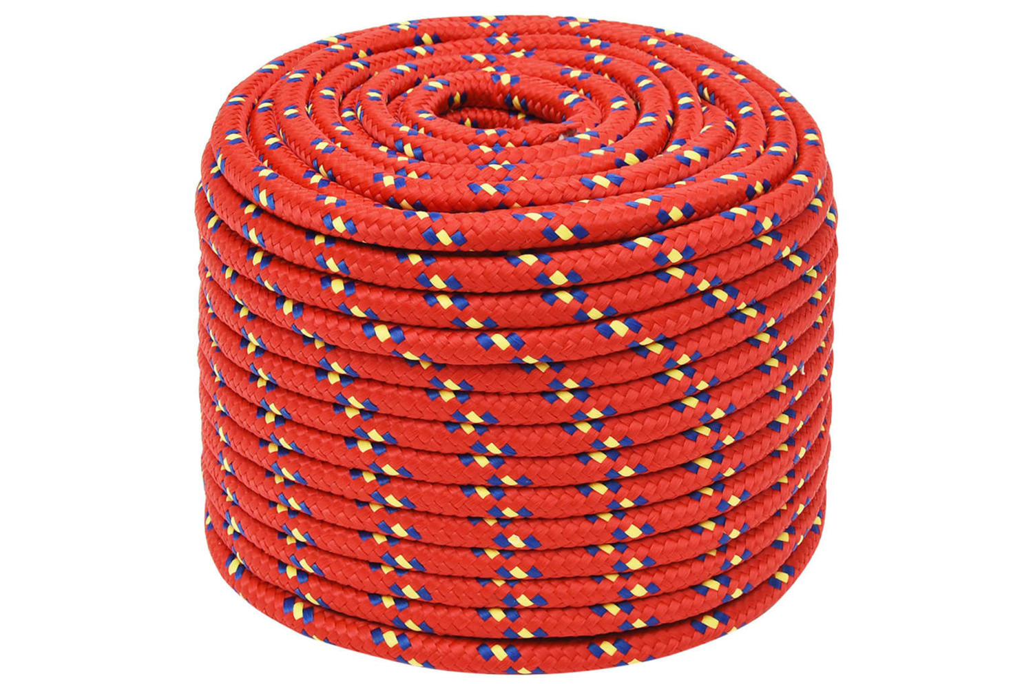 vidaXL 152409 Boat Rope Red 14mm 25 M Polypropylene