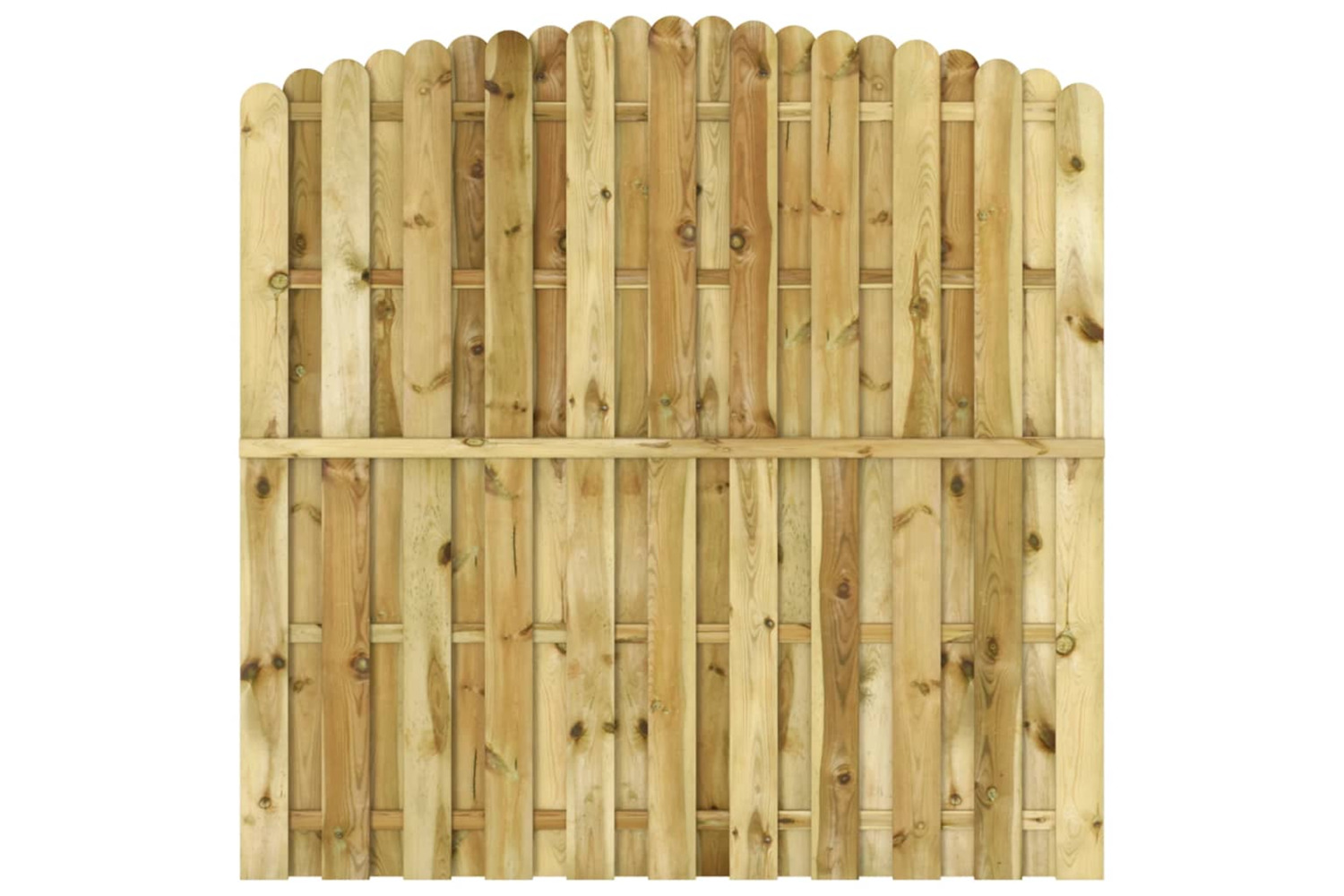 vidaXL 42460 Fence Panel Impregnated Pinewood 180x(165-180)cm