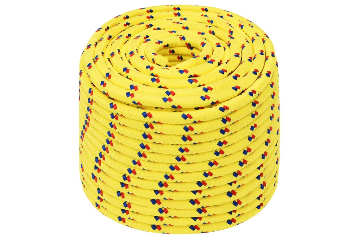vidaXL 152619 Boat Rope Yellow 12mm 100 M Polypropylene