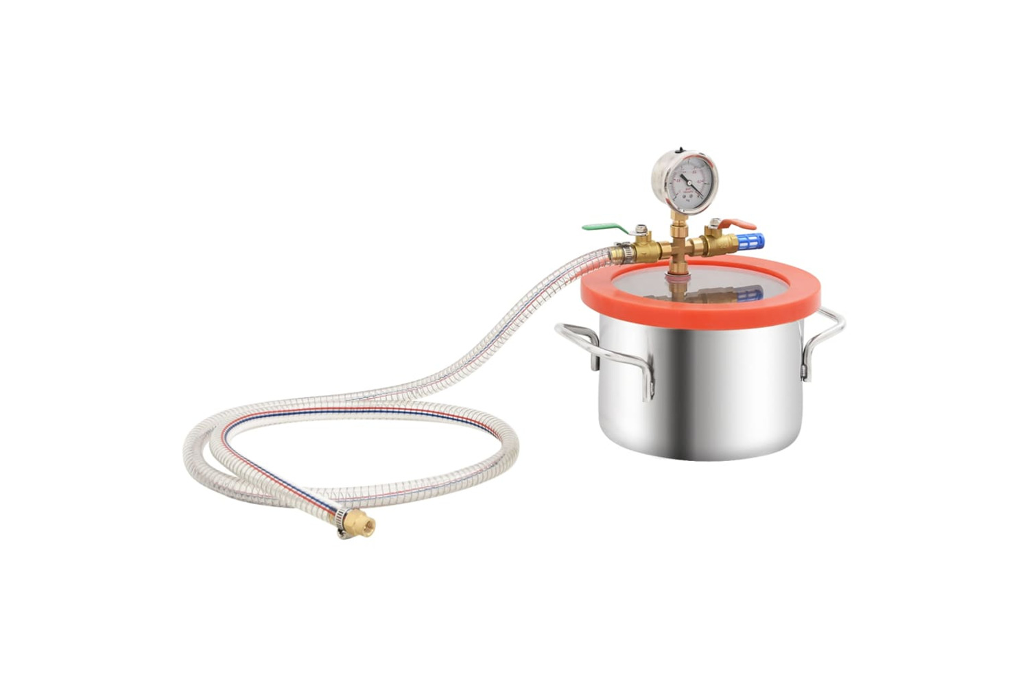 vidaXL 152091 Vacuum Chamber Stainless Steel 3.7 L