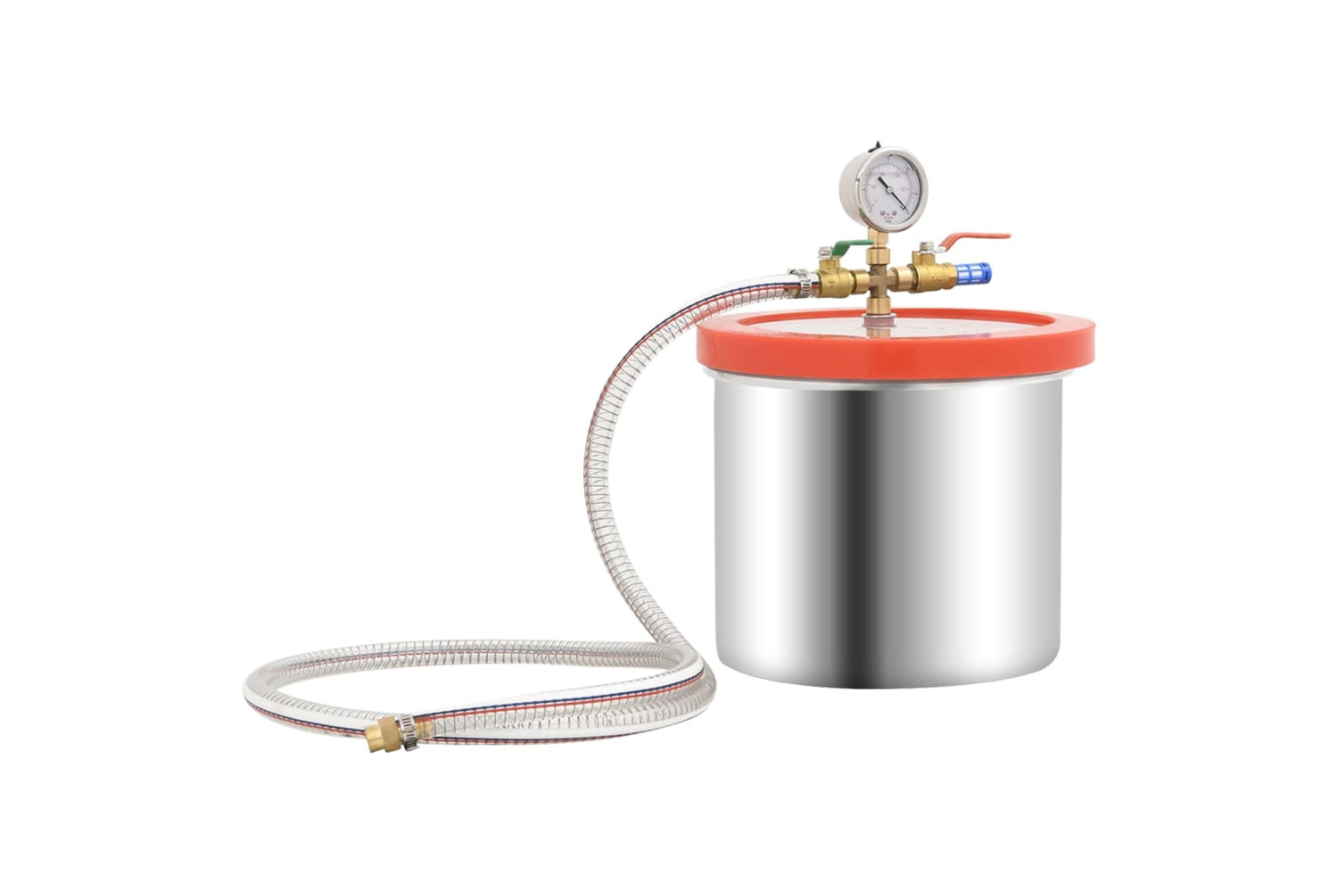 vidaXL 152093 Vacuum Chamber Stainless Steel 7.4 L
