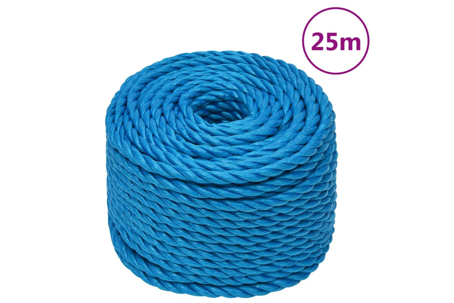 vidaXL 152977 Work Rope Blue 12mm 25 M Polypropylene