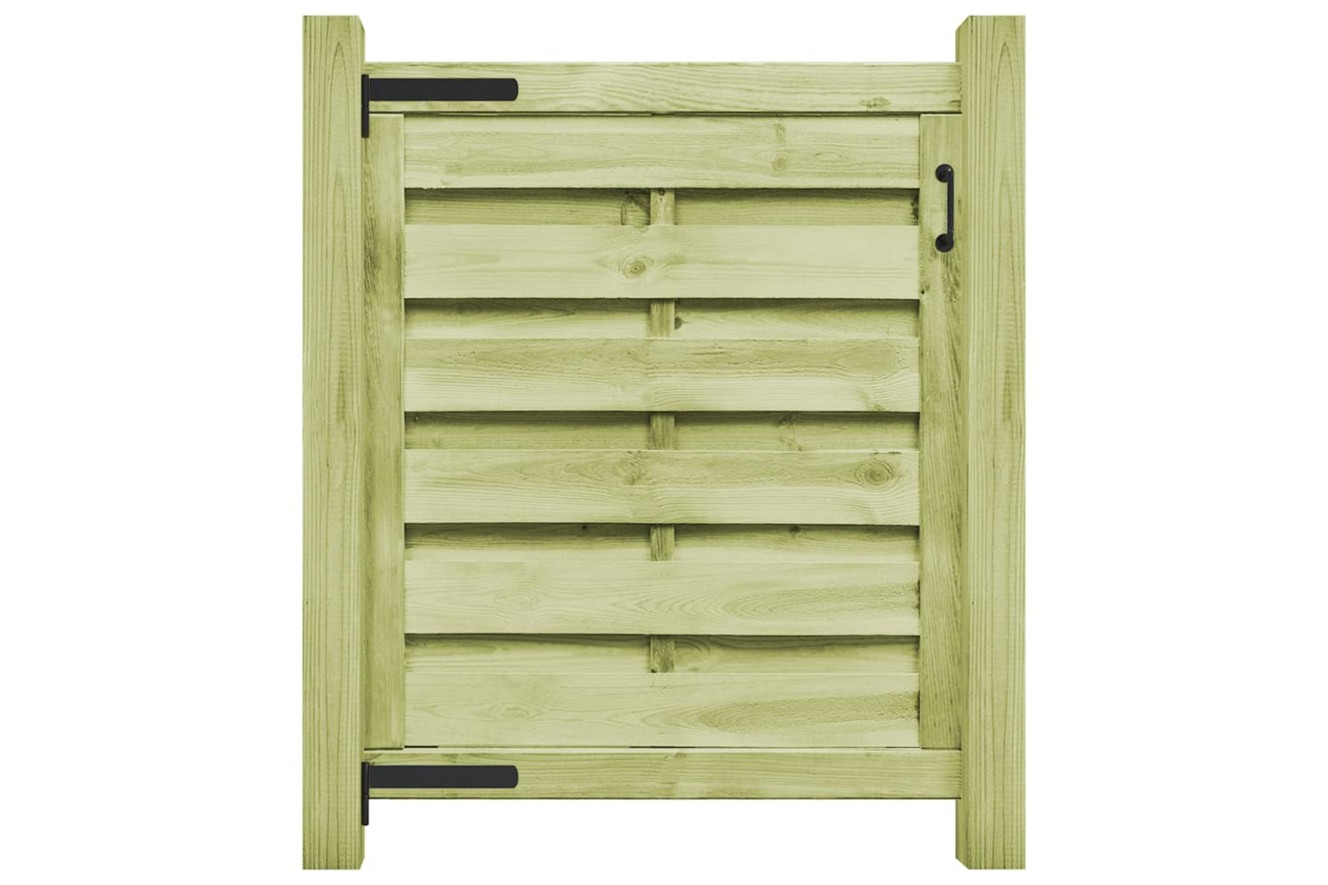 vidaXL 45309 Garden Gate Impregnated Pinewood 100x100cm Green