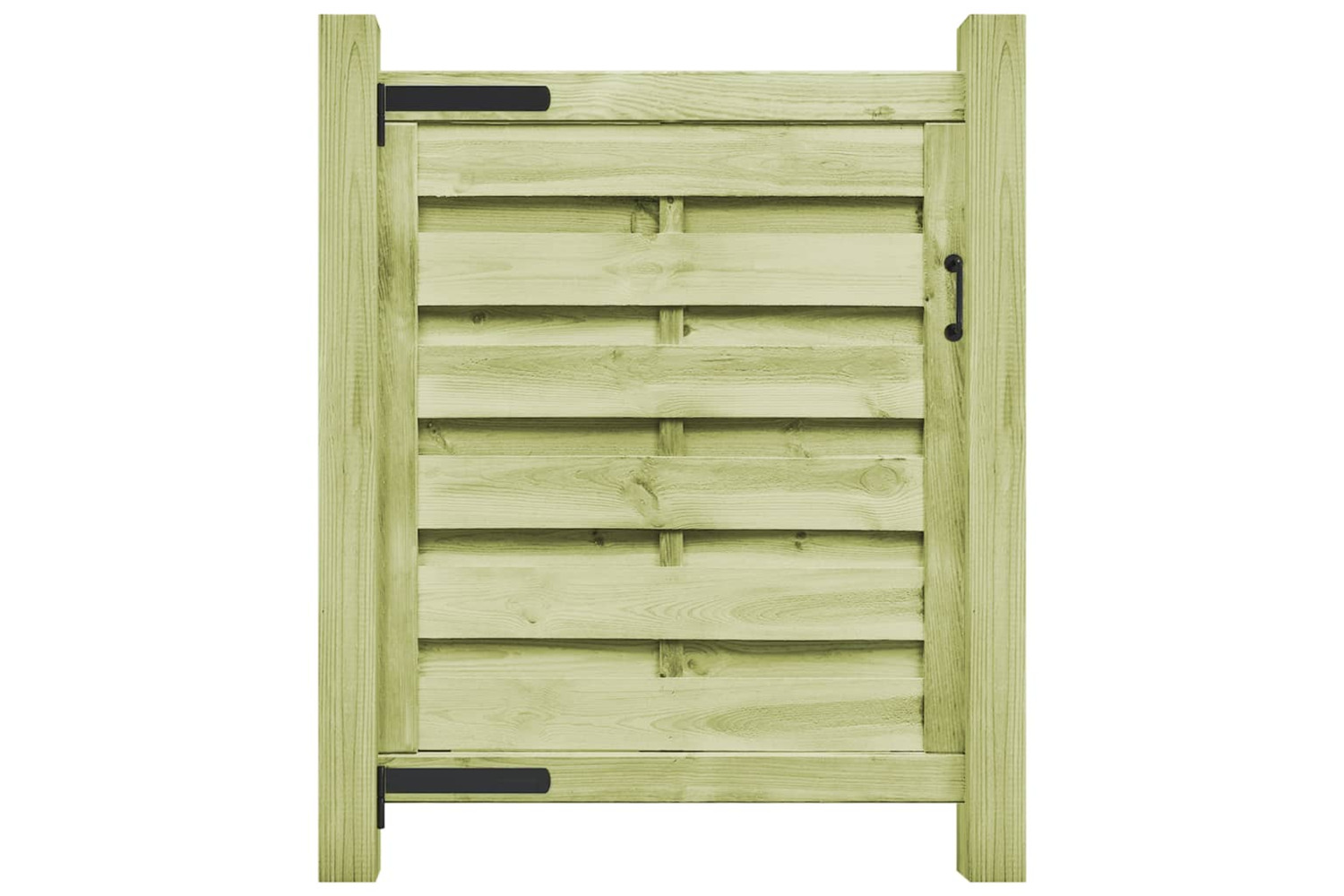 vidaXL 45315 Garden Gate Impregnated Pinewood 100x100cm Green