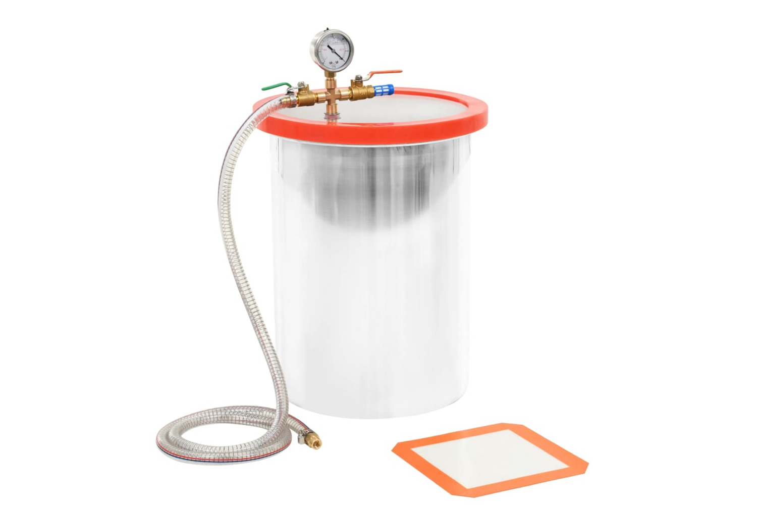 vidaXL 143868 Vacuum Chamber Stainless Steel 22.7 L