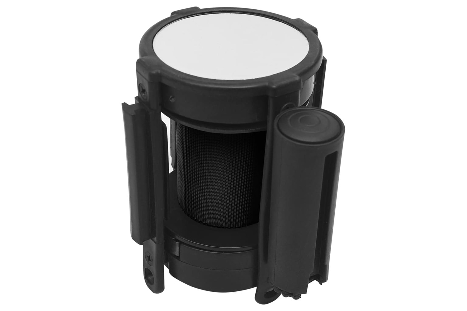 vidaXL 51162 Retractable Belt Barrier 200cm Black