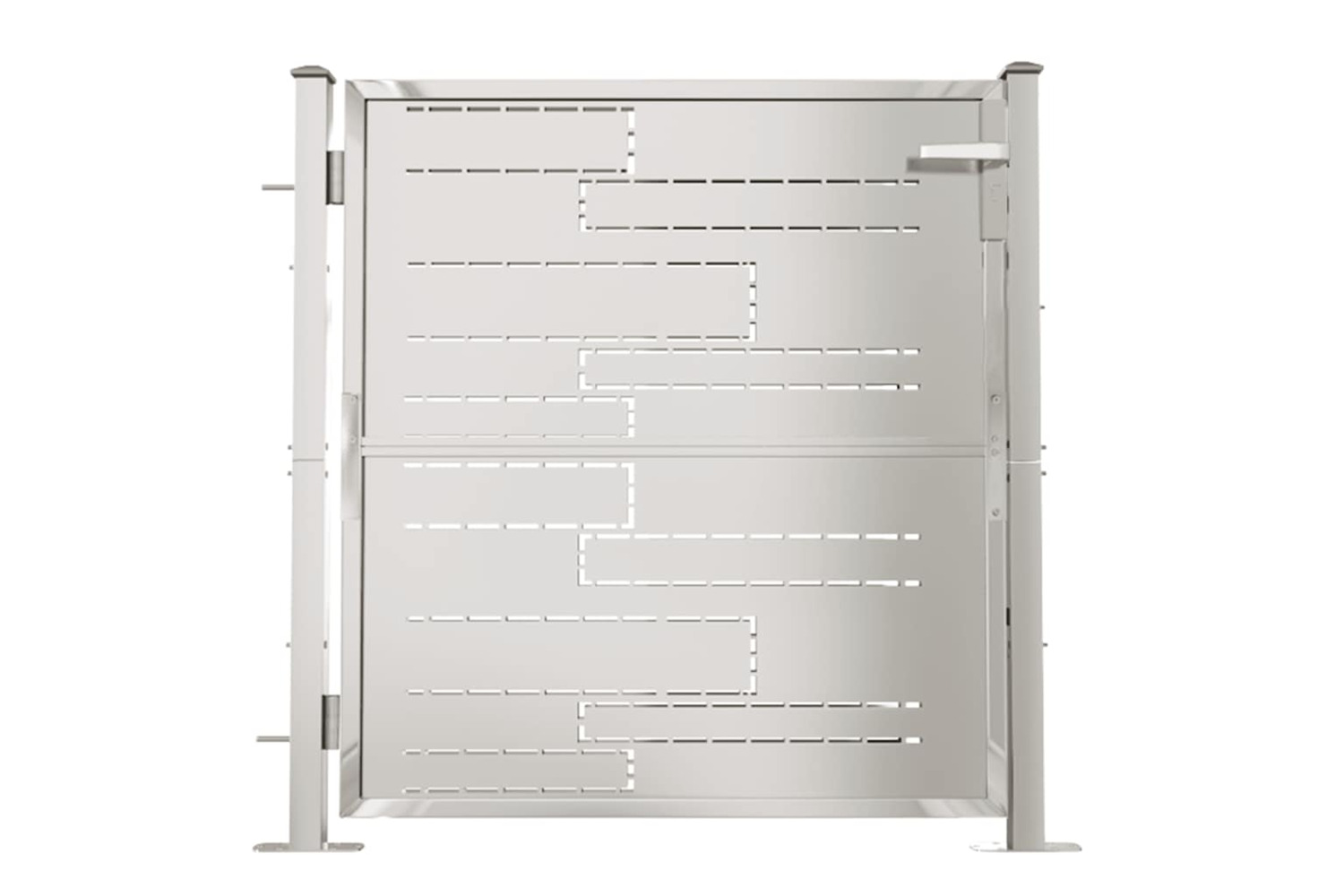 Vidaxl Garden Gate 100x100 Cm Stainless Steel