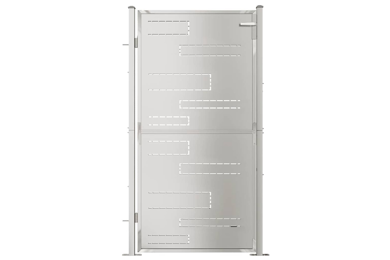 Vidaxl Garden Gate 100x180 Cm Stainless Steel