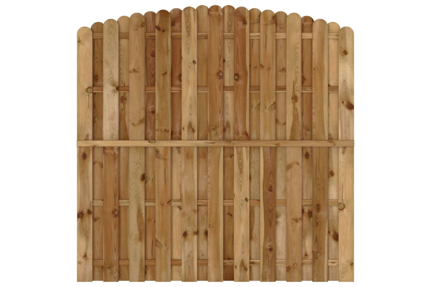 vidaXL 41655 Hit And Miss Fence Panel Pinewood 180x